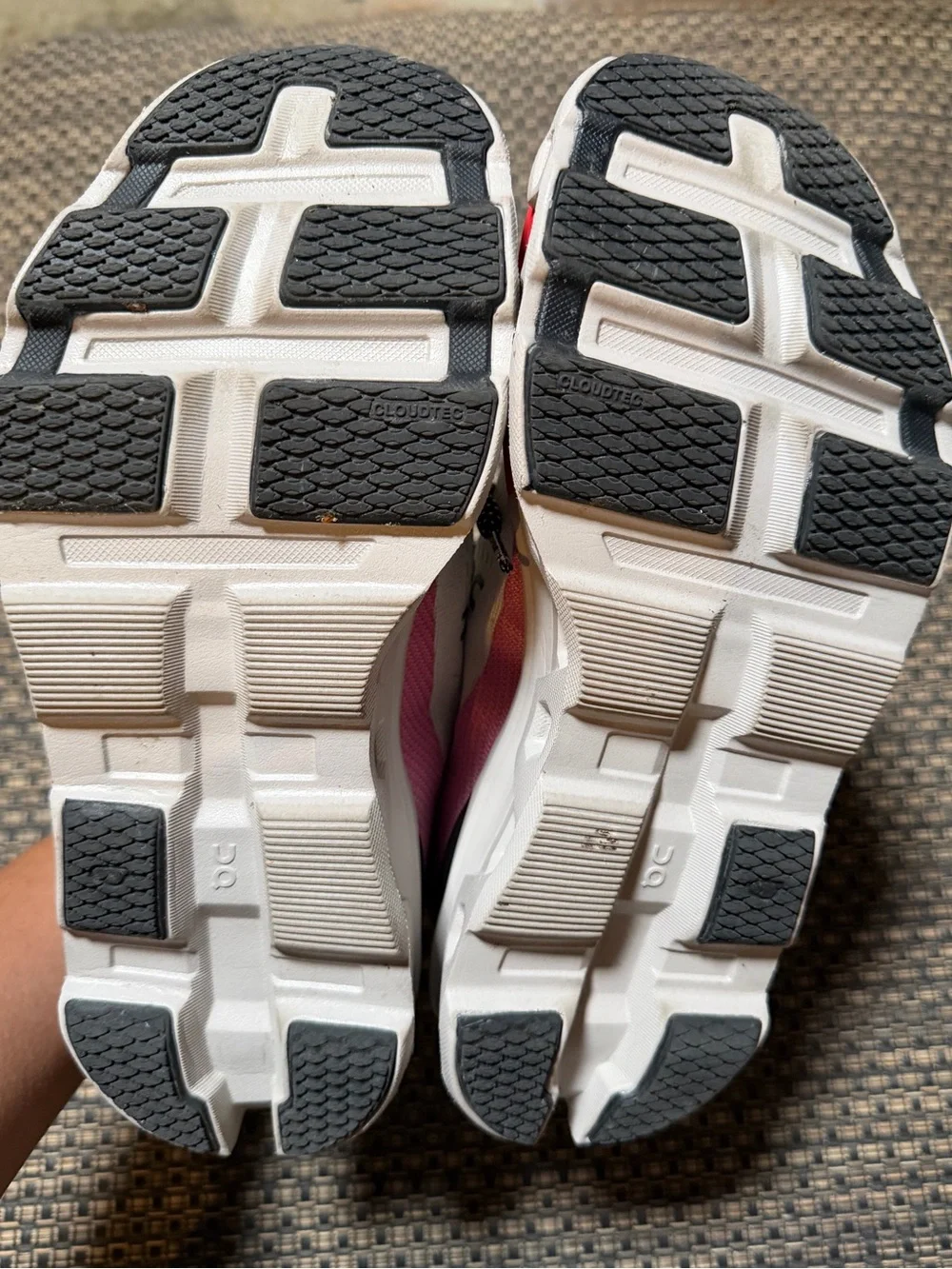 On Running Women's Cloudmonster 2 Shoes - Ivory / Red